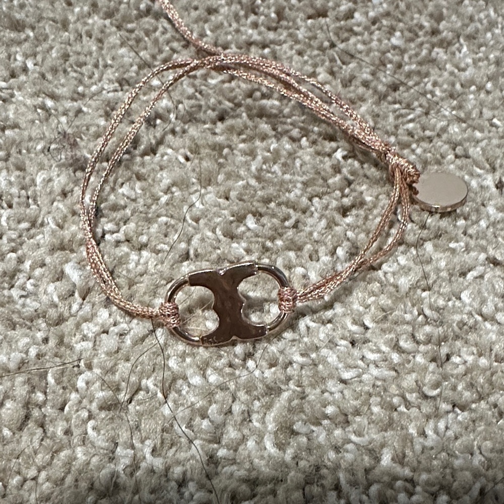 Tory Burch Lariat Rose Gold Bracelet